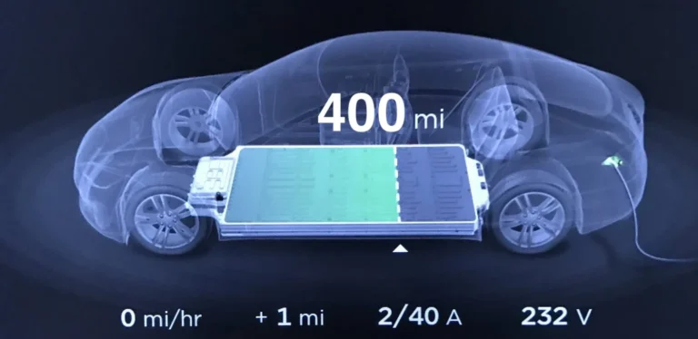 tesla electric car battery